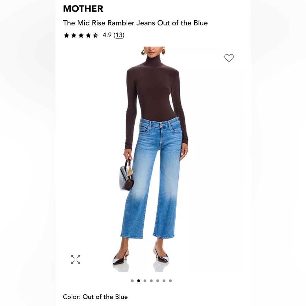 MOTHER The Mid Rise Rambler Jeans - Out of the Blue - bundle and save!